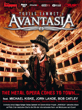AVANTASIA flyer LIVE 2013
