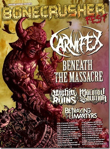 BONECRUSHER FEST flyer NEWS 2012