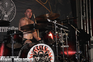 EVILE drums LIVE 2012