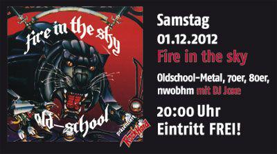 FIRE IN THE SKY dez 2012 NEWS 2012