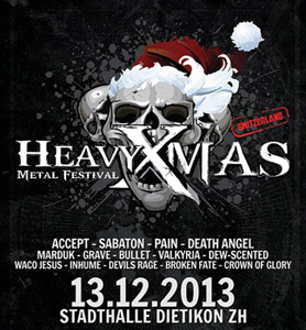 HEAVY X-MAS FESTIVAL flyer