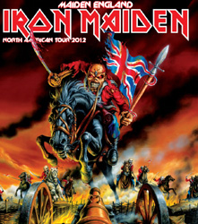 IRON MAIDEN plakat0 LIVE 2012
