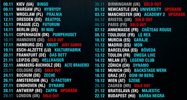 jinjer tourdaten