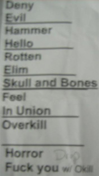 KILLFEST setlist SPECIALS 2012