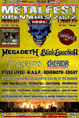 METALFEST flyer SPECIALS 2012