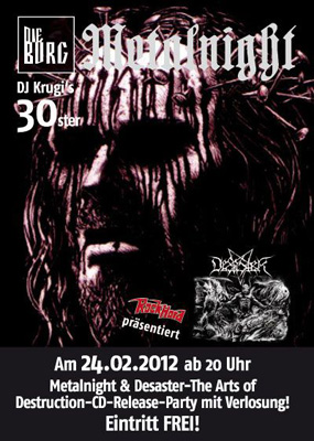 METALNIGHT flyer 2012-02 NEWS 2012