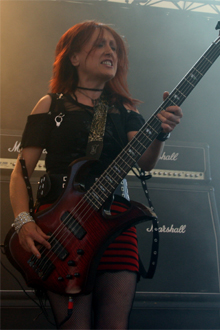 ROCK HARD girlschool enid LIVE 2012