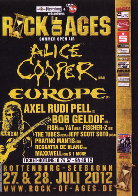 ROCK OF AGES flyer NEWS 2012