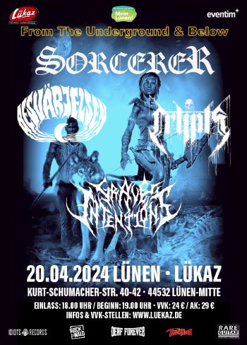 Sorcerer - Flyer - live - 2024