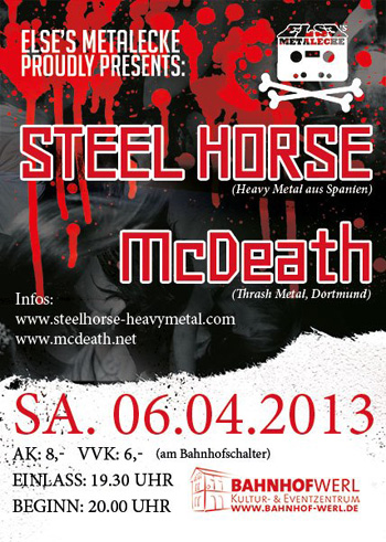 STEEL HORSE flyer NEWS 2013